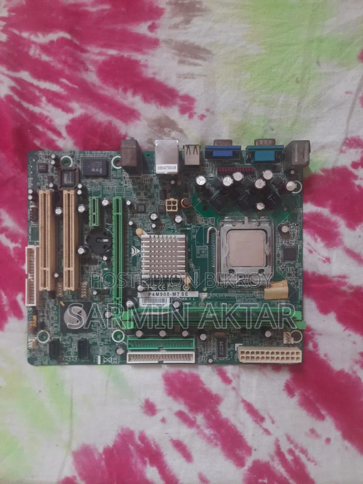 Motherboard for Sale, 1 GB RAM, Intel Celeron Processor