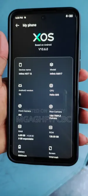 Infinix Hot 12 128 GB Blue