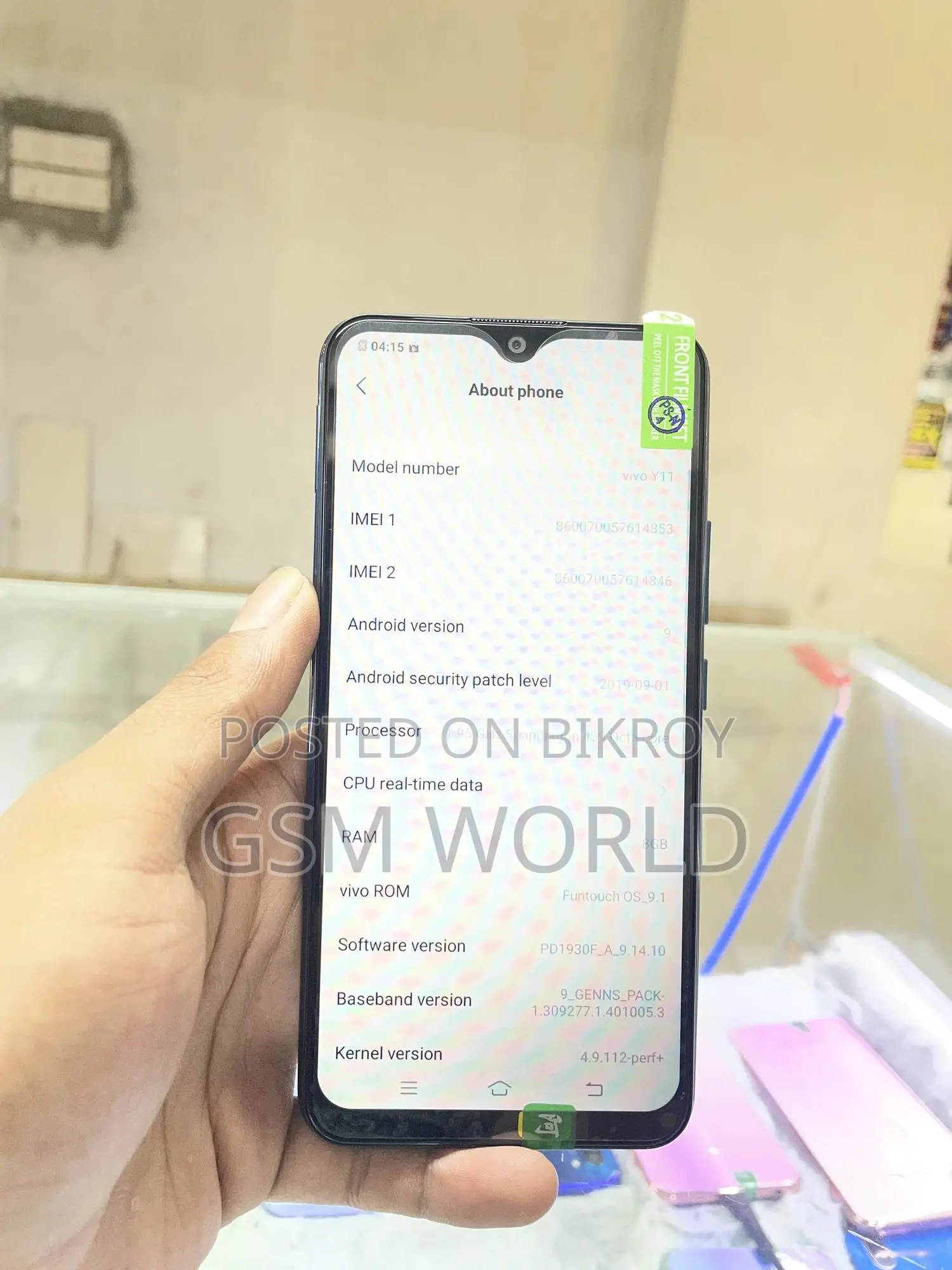 Vivo Y11 32 GB Blue
