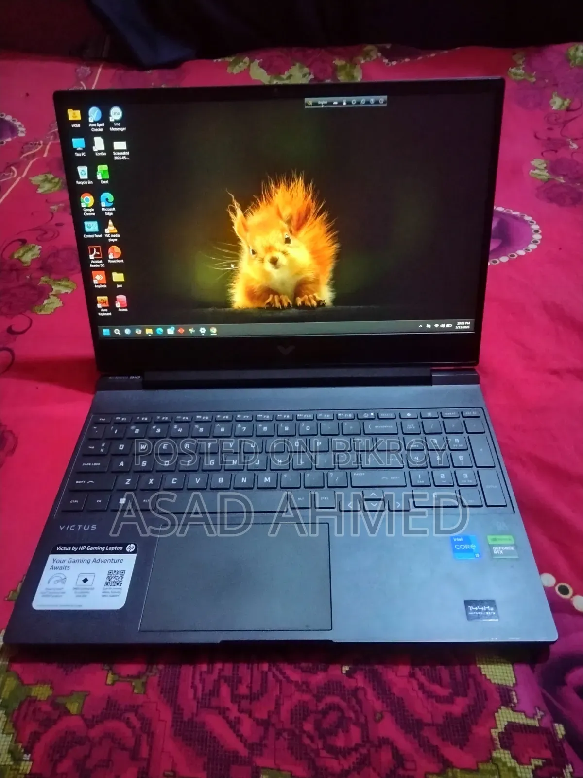 Laptop HP Victus 15 6GB Intel Core I5 SSD 16 GB