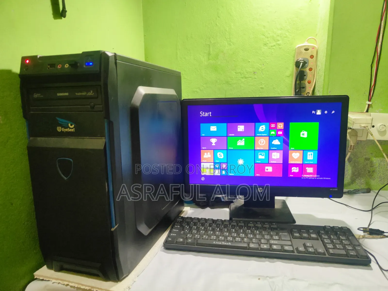 HP Desktop Computer (4GB RAM, Intel Pentium, 256GB HDD)