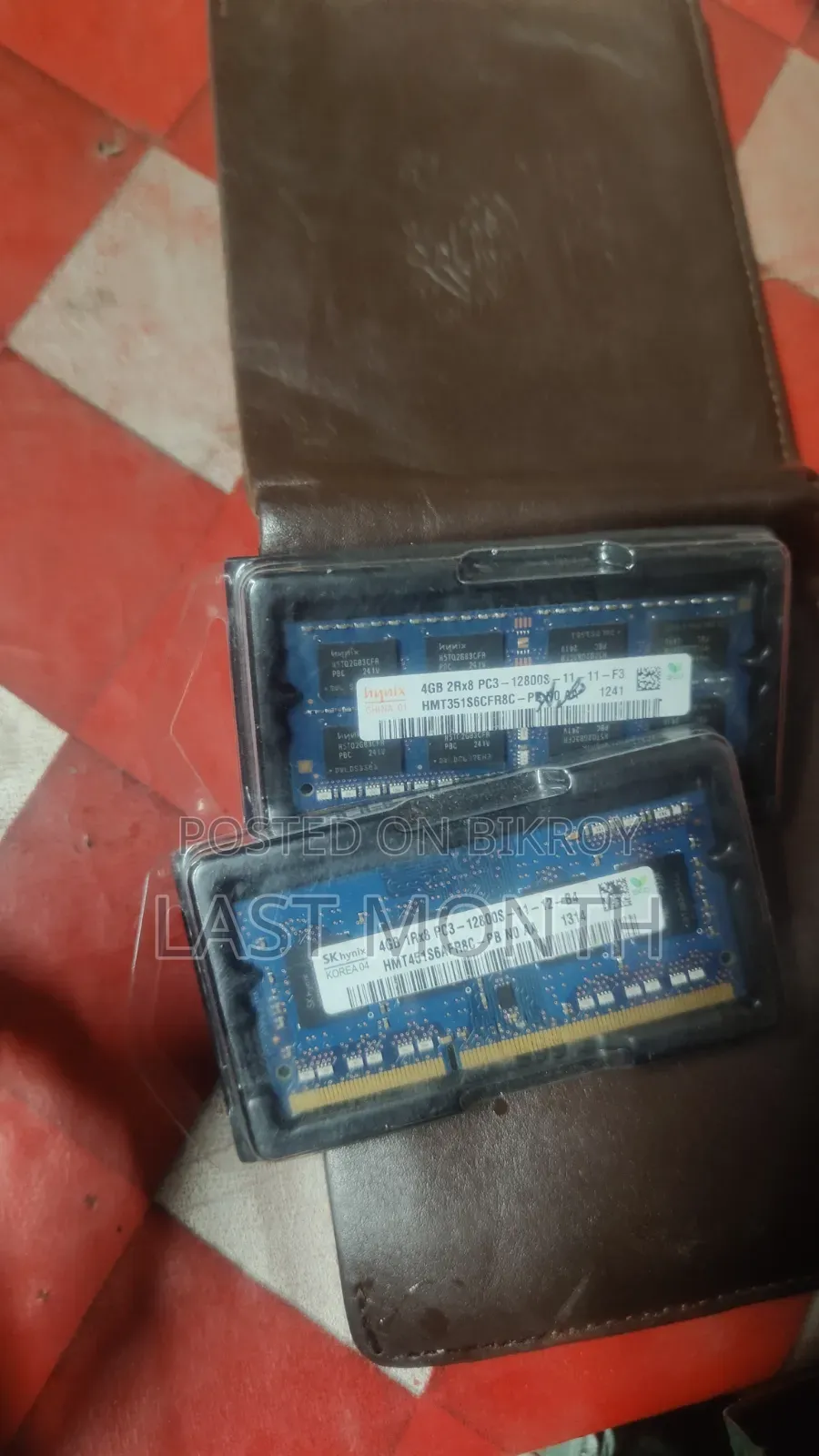 4gb ×2= 8gb Ram Sell