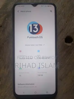 Vivo Y33s 128 GB Blue