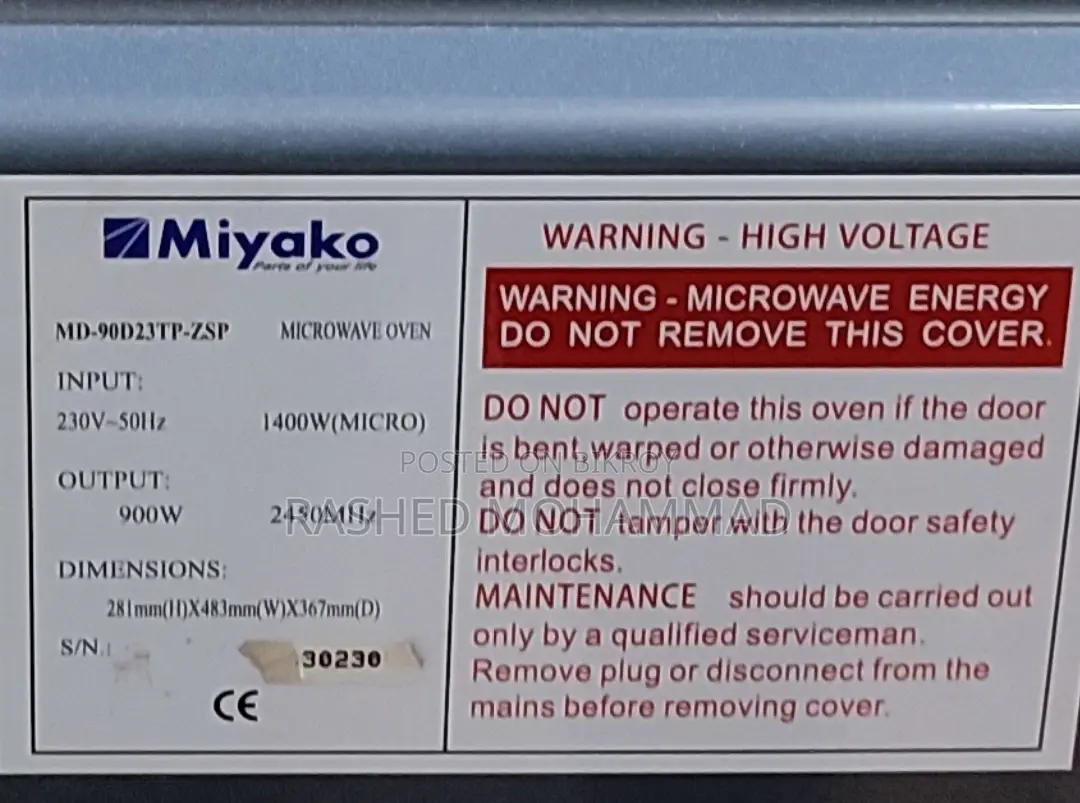 Microwave Oven