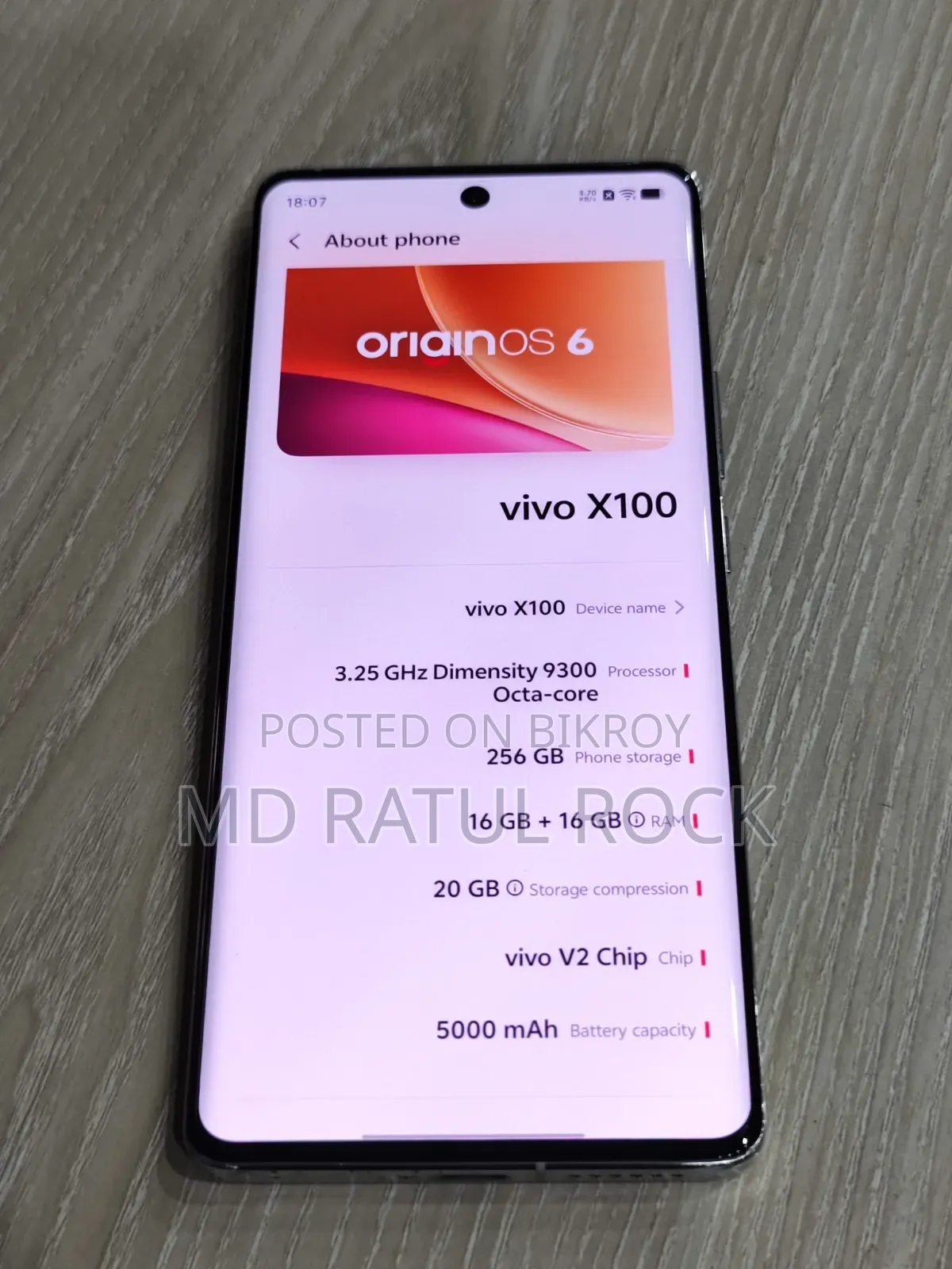 Vivo X100 256 GB White