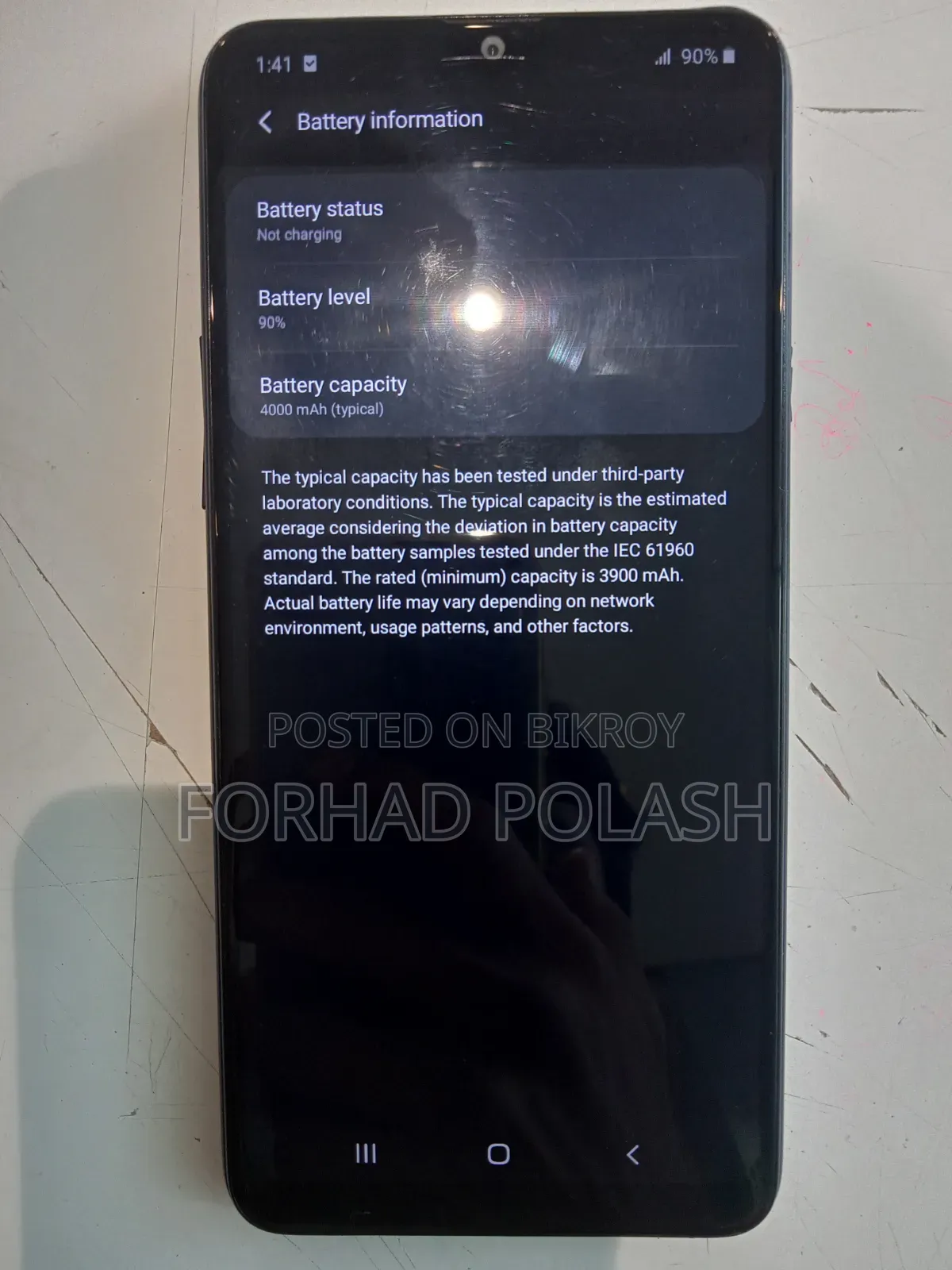 Samsung Galaxy A20s 64 GB Blue