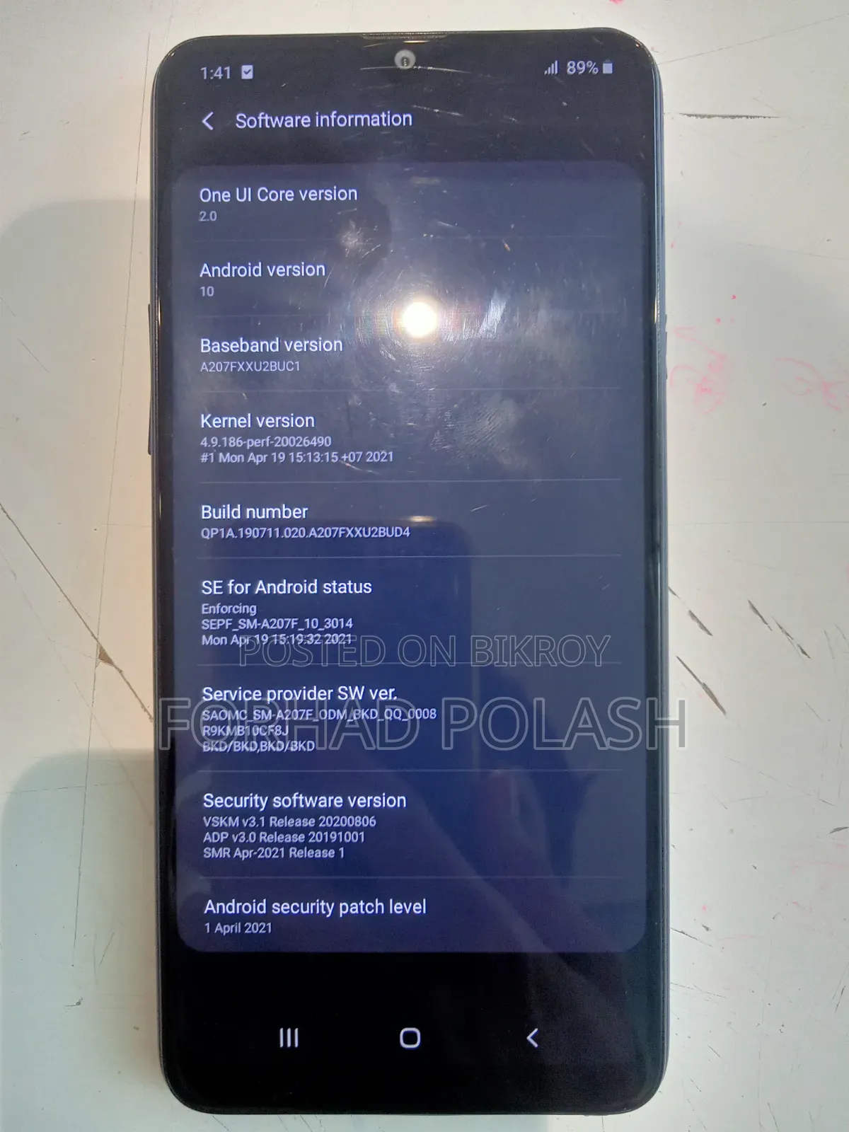 Samsung Galaxy A20s 64 GB Blue