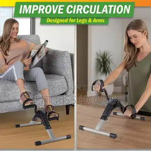 Mini Exercise Cycle – Portable Folding Arm Leg Pedal Exerciser