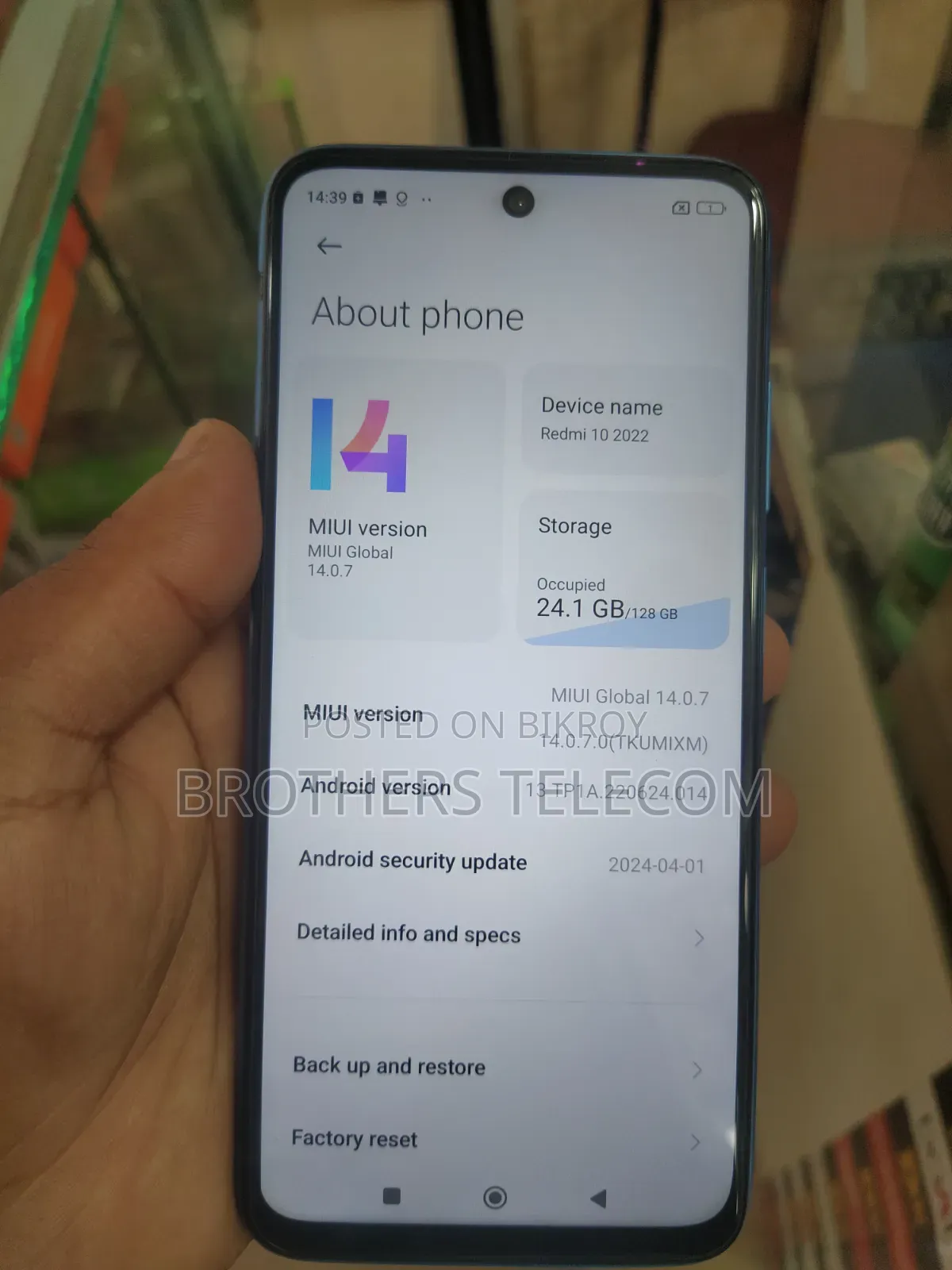 Xiaomi Redmi 10 128 GB Blue