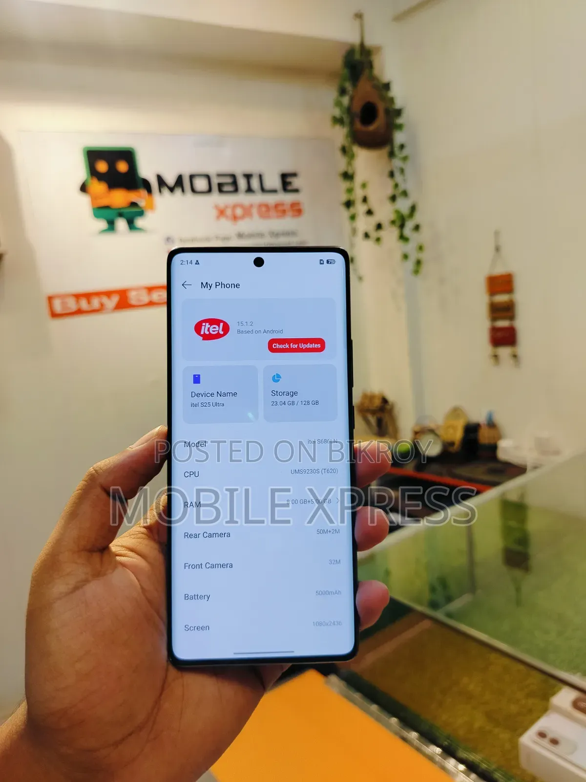 Itel S25 Ultra 128 GB Silver