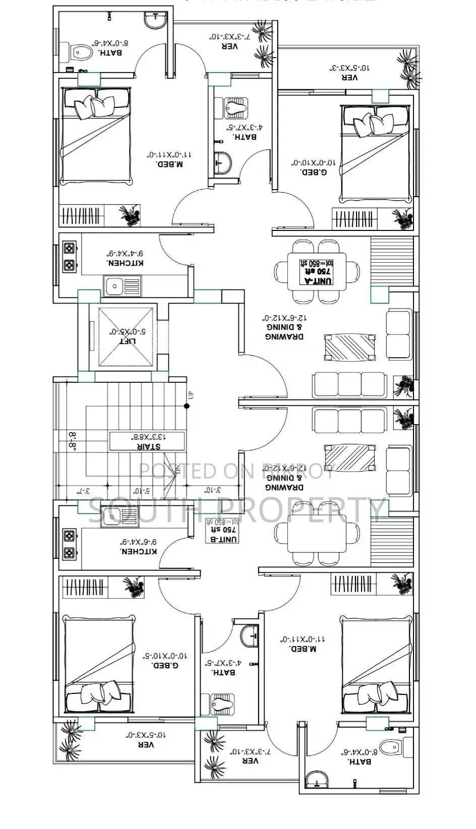 3bdrm Apartment in Mirpur for Sale
