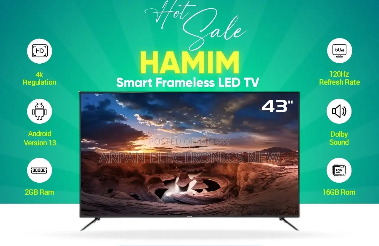 Sony Plus 43" Smart Tv Usb / Hdmi / Wi-Fi / Lan / Rf / MHL
