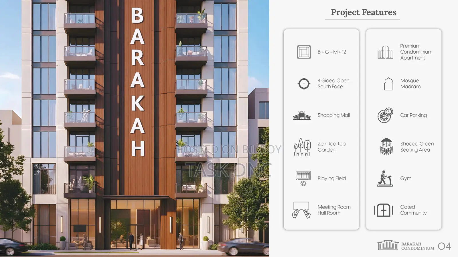 3-Bedroom Apartment for Sale at Barakah Condominium, Uttara