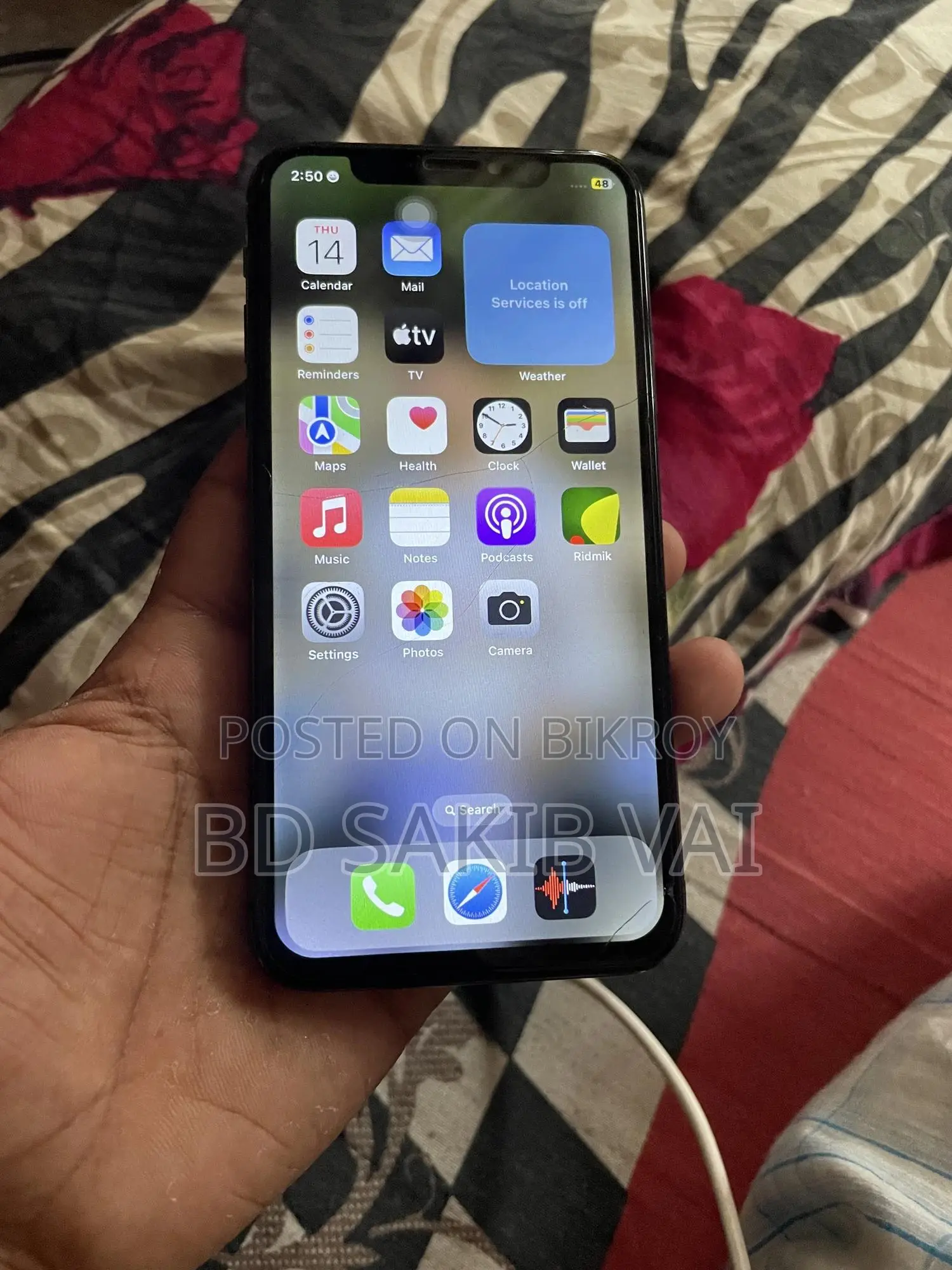Apple iPhone X 256 GB Black