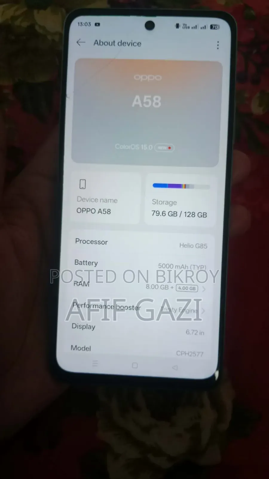 Oppo A58 128 GB