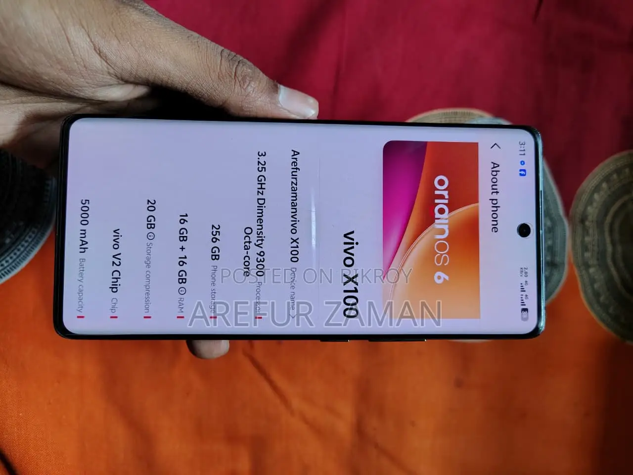 Vivo X100 256 GB Black