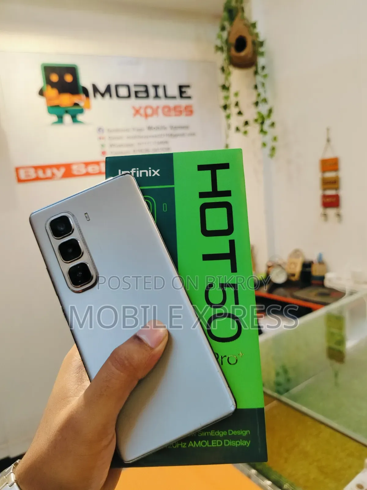 Infinix Hot 50 Pro+ 4G 256 GB Silver