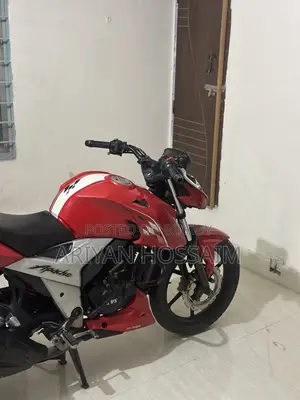 New TVS Apache RTR 160 4V 2021 Red