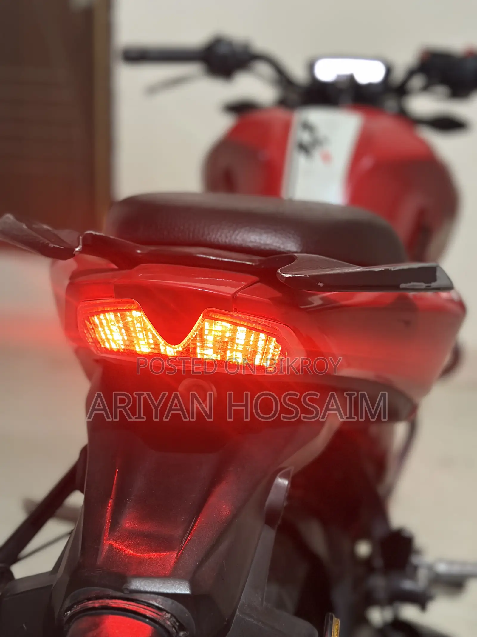 New TVS Apache RTR 160 4V 2021 Red