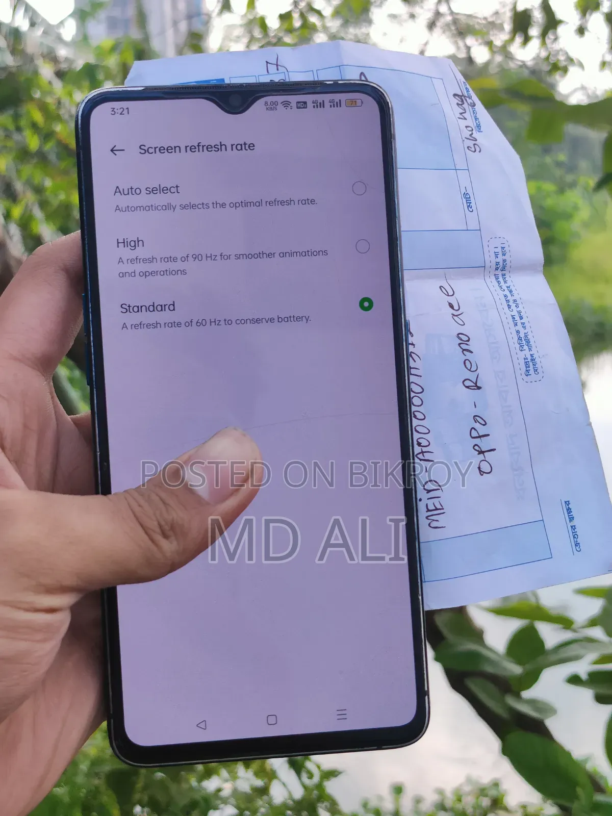 New Oppo Reno Ace 256 GB Blue