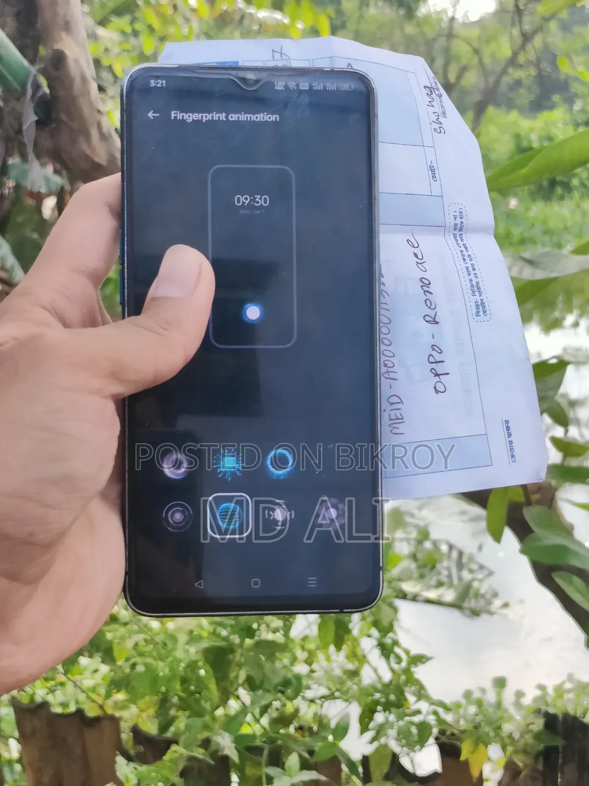 New Oppo Reno Ace 256 GB Blue