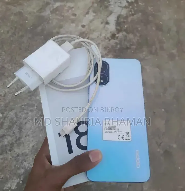 New Oppo A18 64 GB Blue