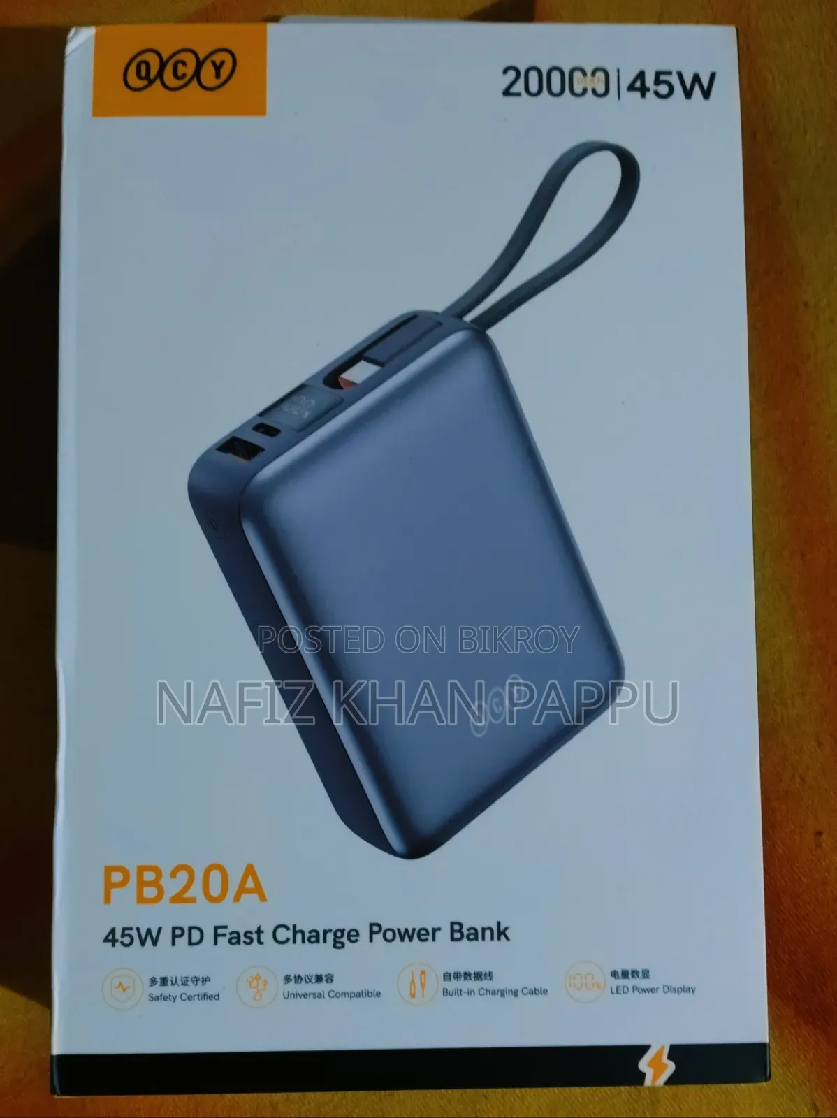 Qcy 45 Watt Fast Charging Supported