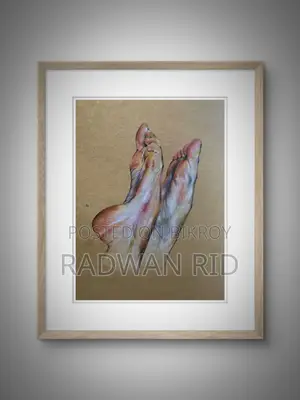 Hand-drawn Realistic Colour Pencil Drawing