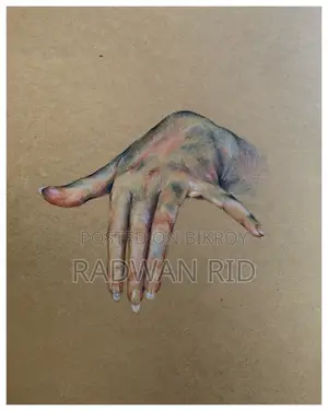 Hand-drawn Realistic Colour Pencil Drawing