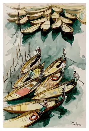 Hand-painted watercolor (Rest)