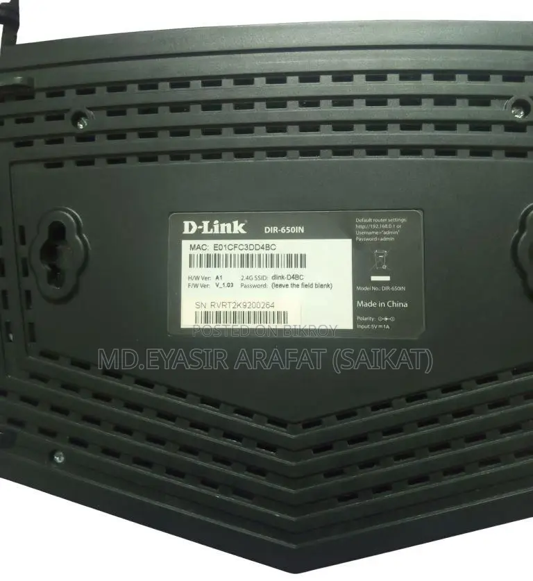 D-Link-Dir-650in Router