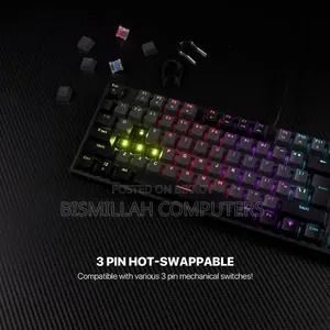 Fantech Atom 104 Sumi Edition RGB Wired Mechanical Gaming Keyboard