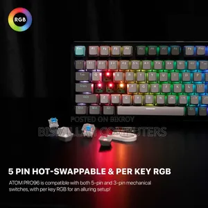 Fantech Atom 104 Sumi Edition RGB Wired Mechanical Gaming Keyboard
