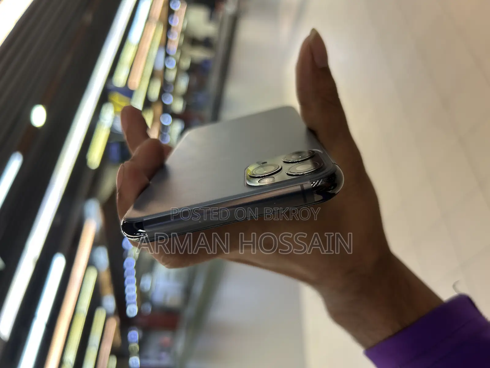 অ্যাপল আইফোন ১১ প্রো ম্যাক্স ২৫৬ জিবি সিলভার
