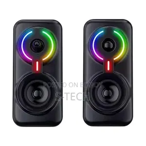 Onikuma L6 RGB 2.0 Bluetooth Black Multimedia Gaming Speaker