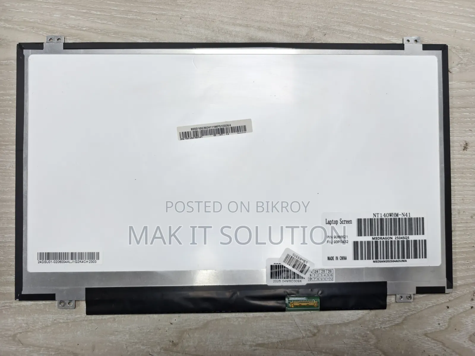 14.0 Inch Led Ultra 30 Pin Fhd Borderless (1920x1080)