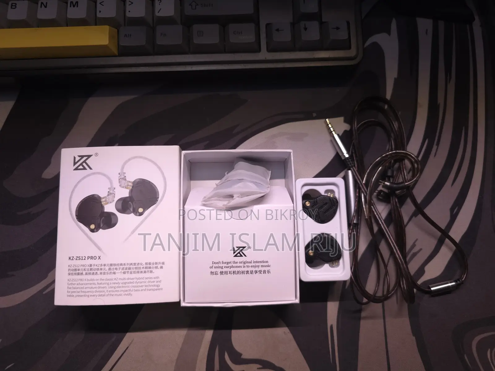 Kz-Zs12 Pro X Iem + Better Wire