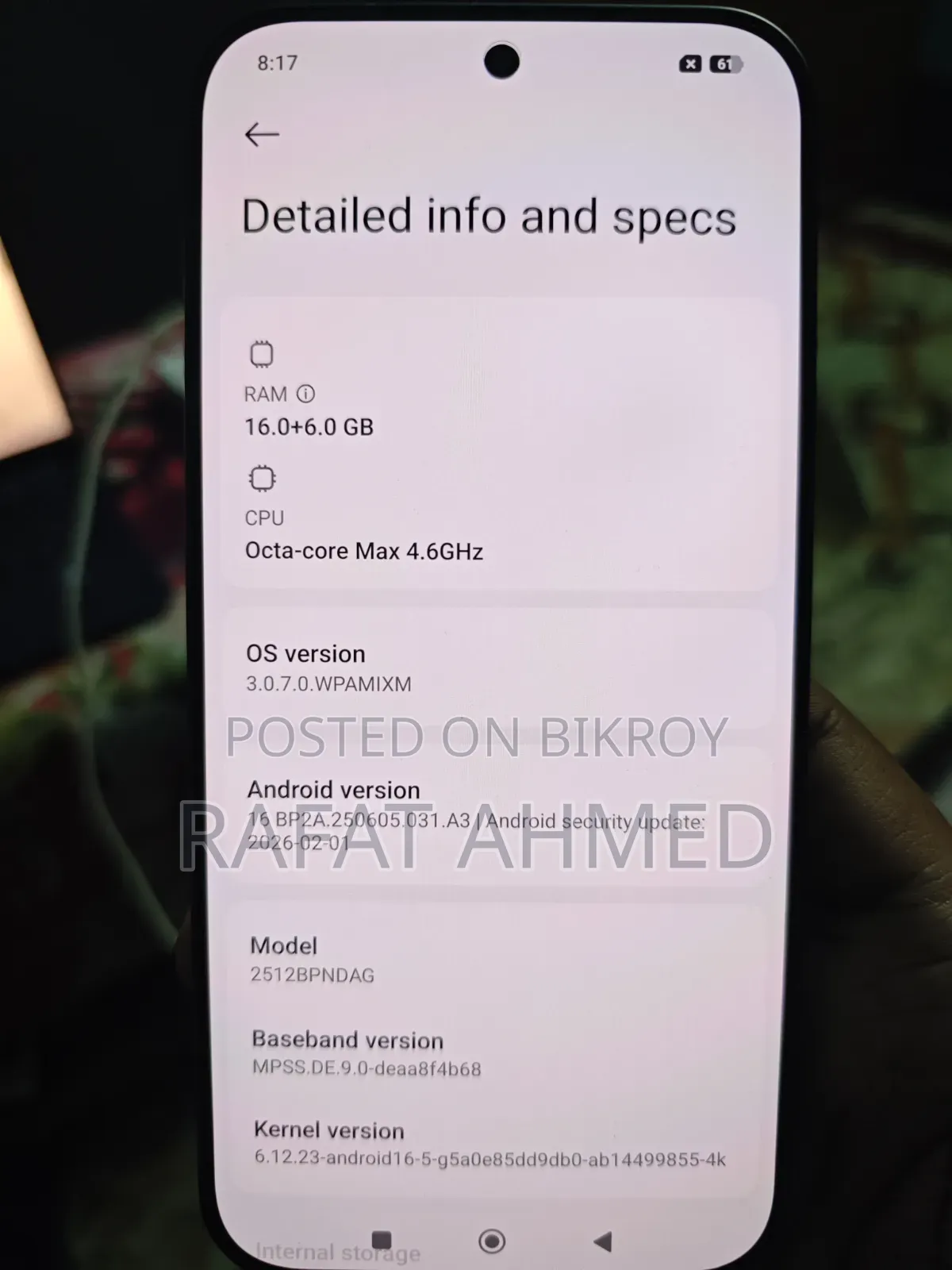 New Xiaomi 17 Ultra 1 TB Black