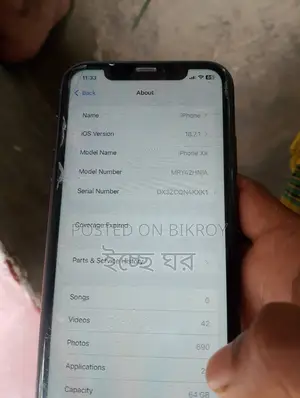 Apple iPhone XR 64 GB Black