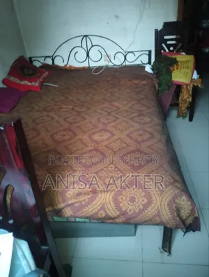 Iron Bed for Sale - Double Bed, Very Sturdy