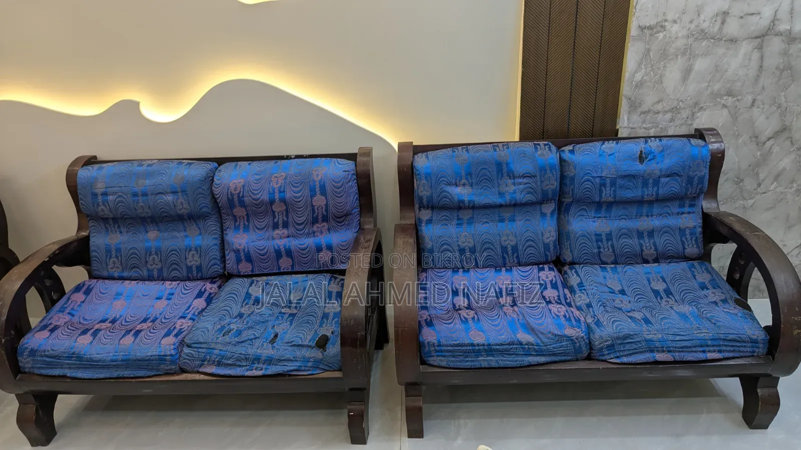 Original Teak Wood Sofa