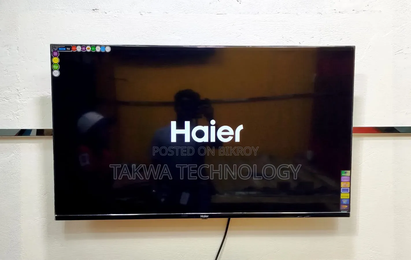Haier 43-inch Smart Android Frameless Voice Control TV