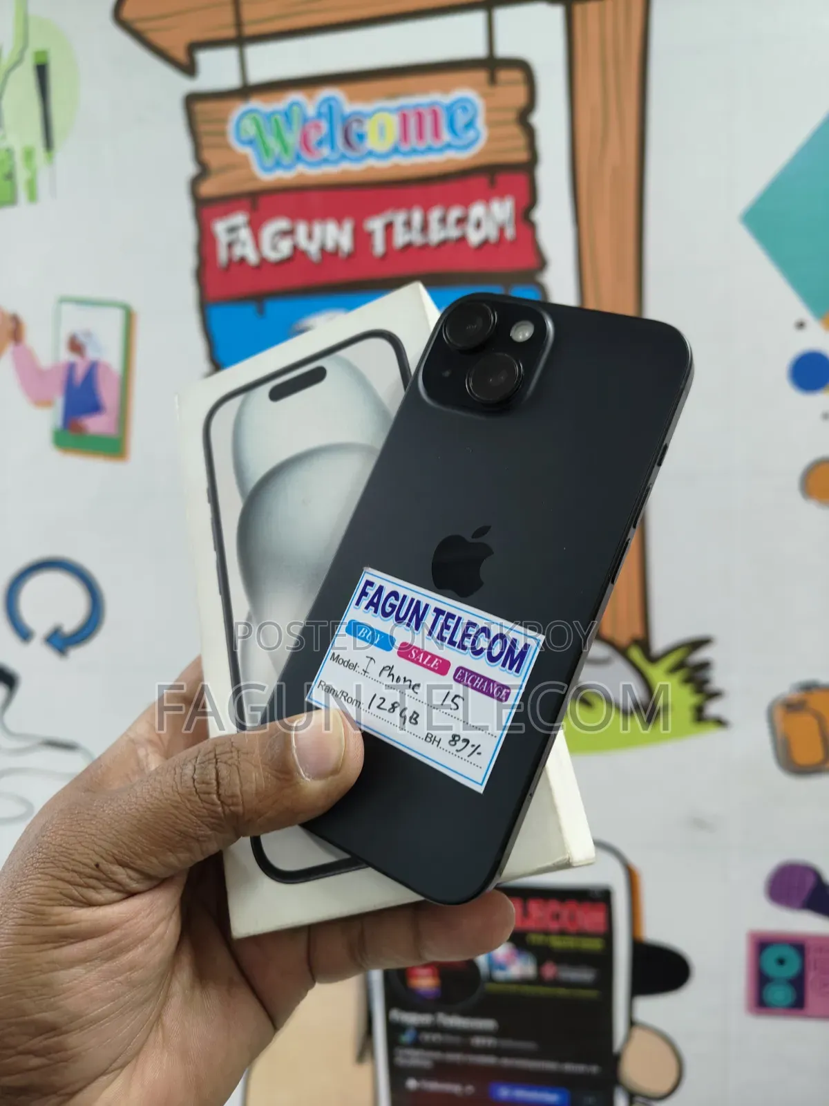 Apple iPhone 15 128 GB Black