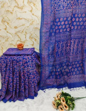 Vegetable Kota Cotton Batik Saree