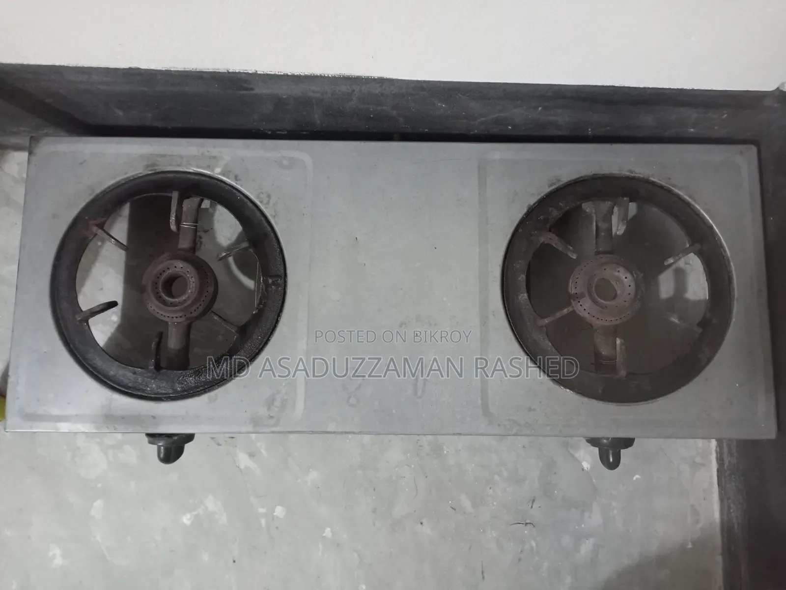 ফ্রেশ গ্যাসের চুল, শুধুমাত্র বাম পাশে বার্নার ঠিক করতে হবে
