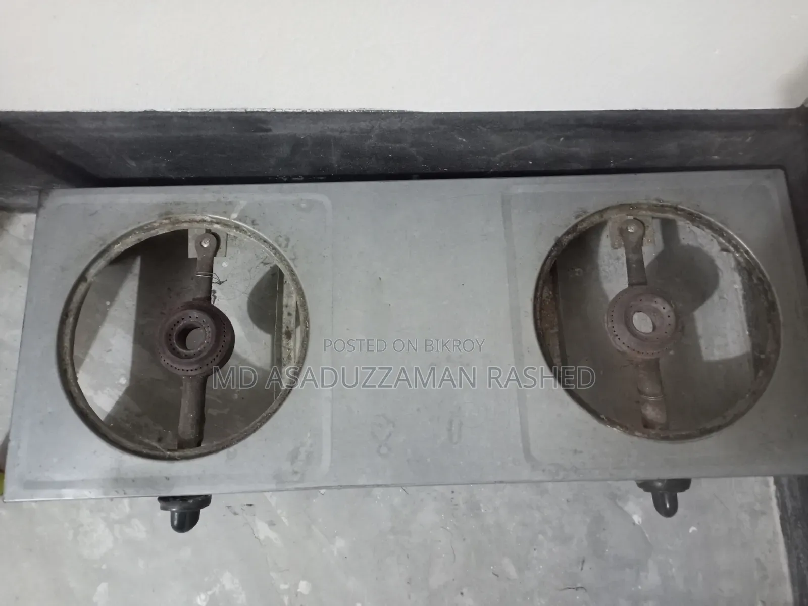 ফ্রেশ গ্যাসের চুল, শুধুমাত্র বাম পাশে বার্নার ঠিক করতে হবে