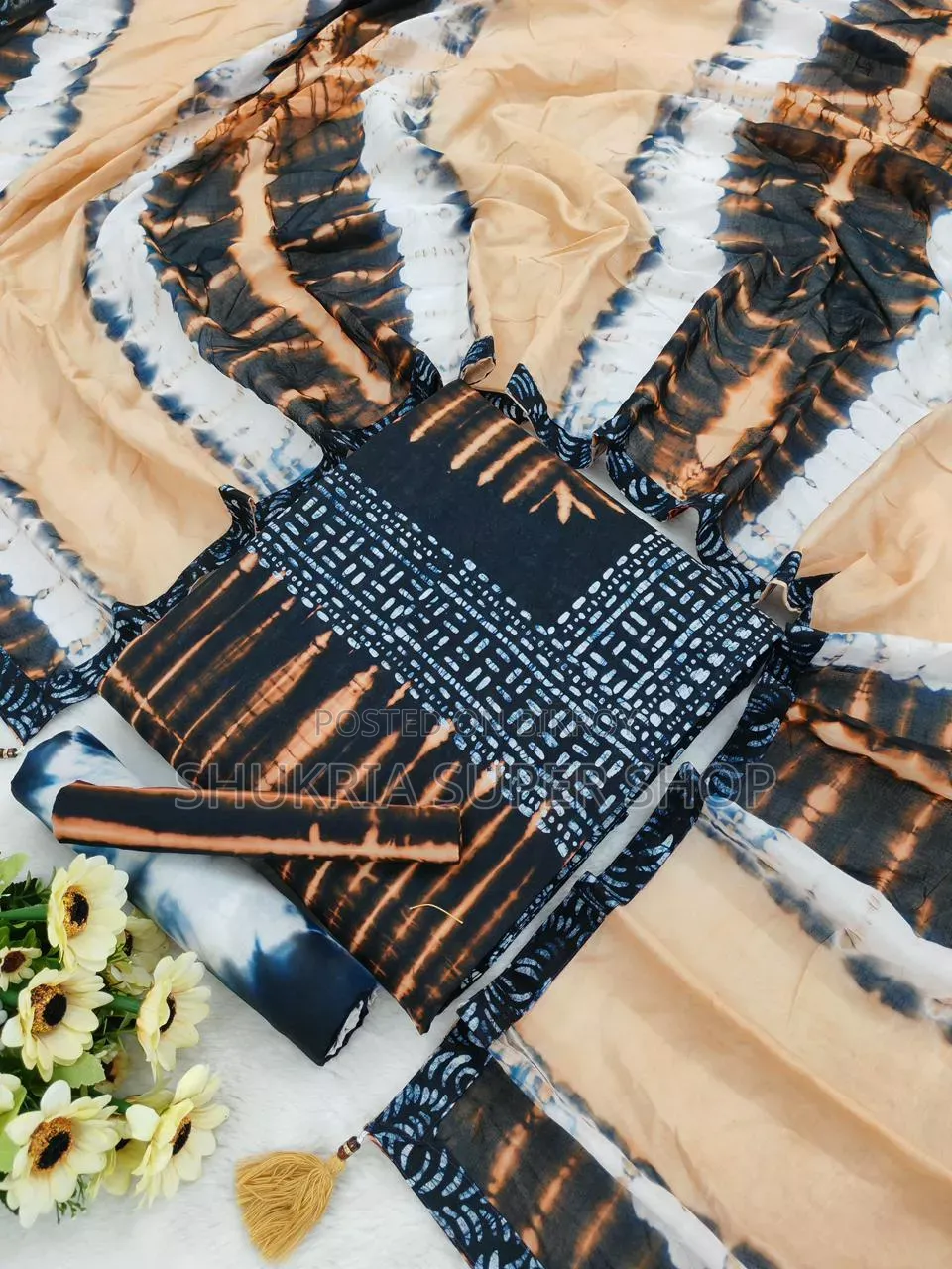 (Vip) Tie-Dye Batik Three-Piece