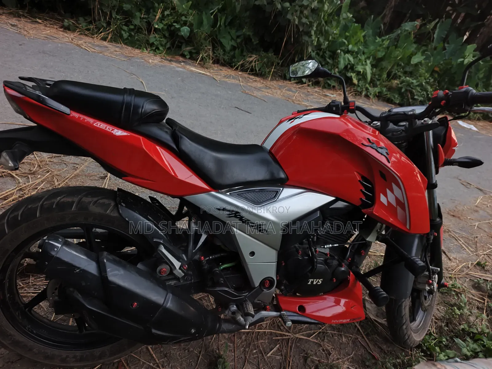 TVS Apache RTR 160 4V 2020 Red
