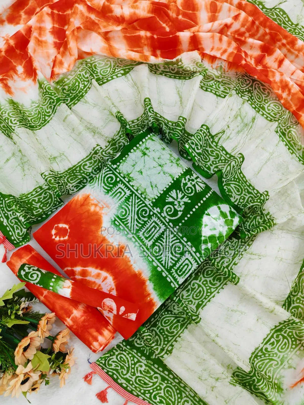 জেবরা শিবুরি বাটিক থ্রি-পিছ