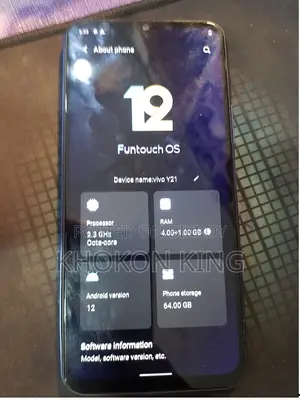 Vivo Y21 64 GB Blue